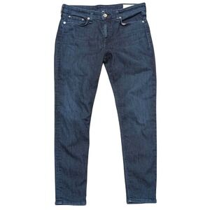 RAG & BONE Jeans Womens 29‎ Cate Mid Rise Skinny Ankle Stretch Dark Denim Pants